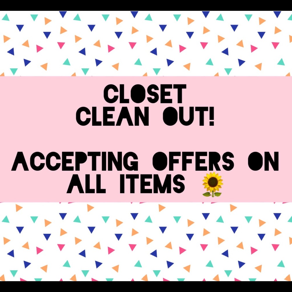 Closet clean out!